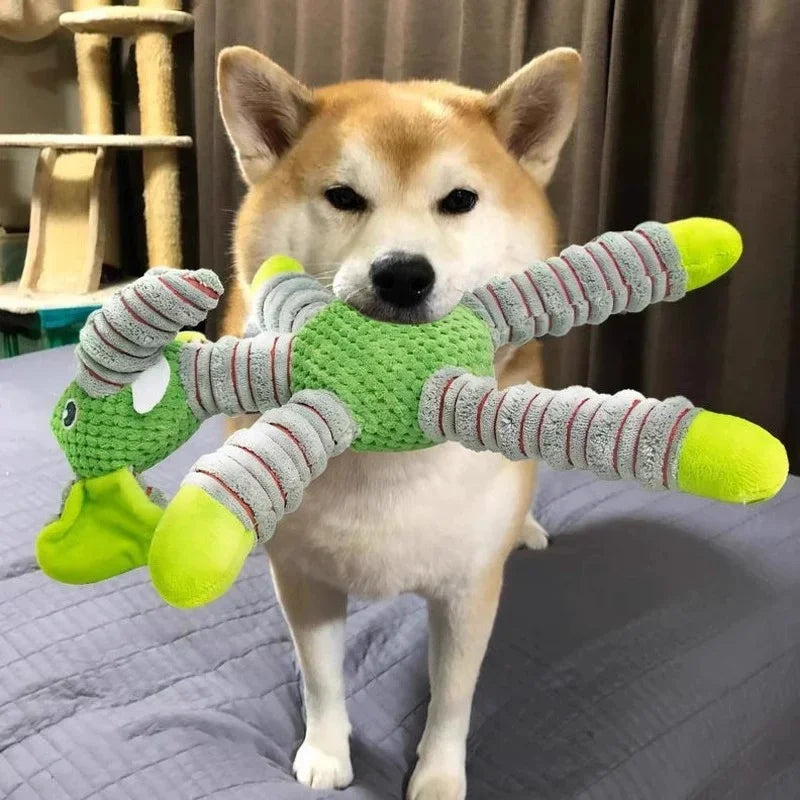 Plush Animal Dog Toy for Small & Medium Dogs