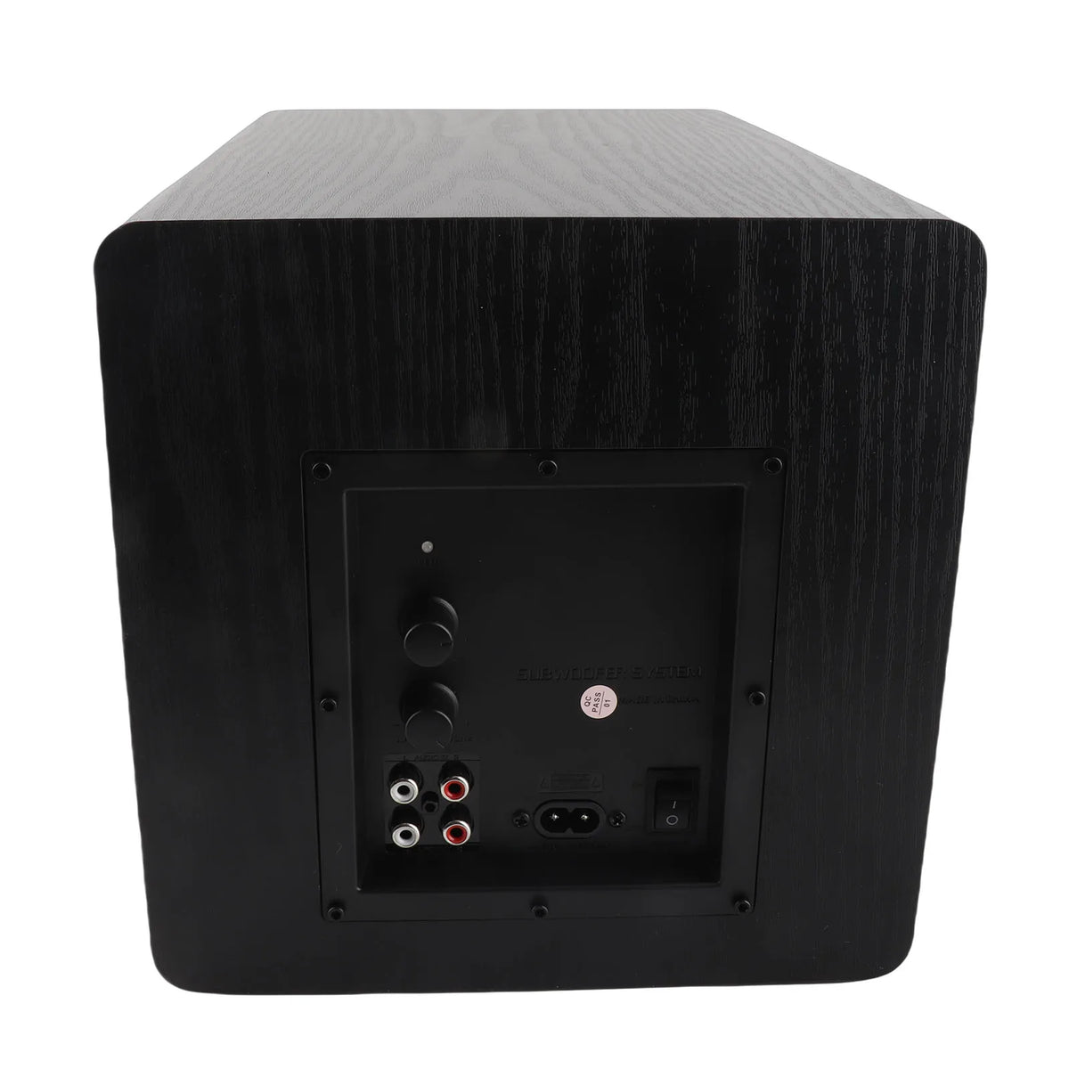 6.5 Inch Powered Subwoofer HiFi 100W High Power Deep Bass Turbocharged Subwoofer Black Subwoofer