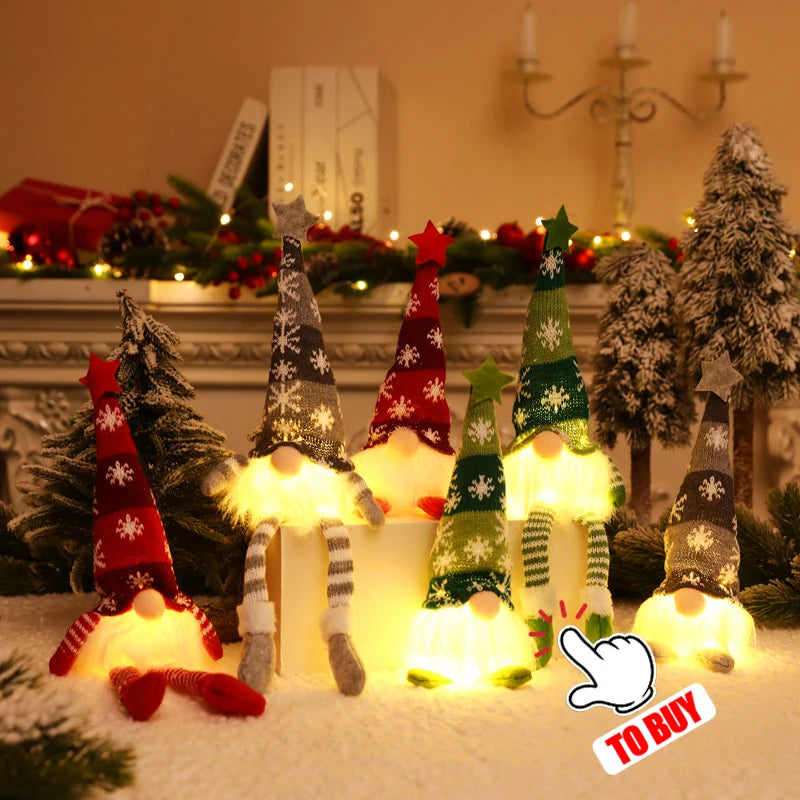 Mini Artificial Christmas Tree – 20/30/40 cm, Lighted & Unlighted Options