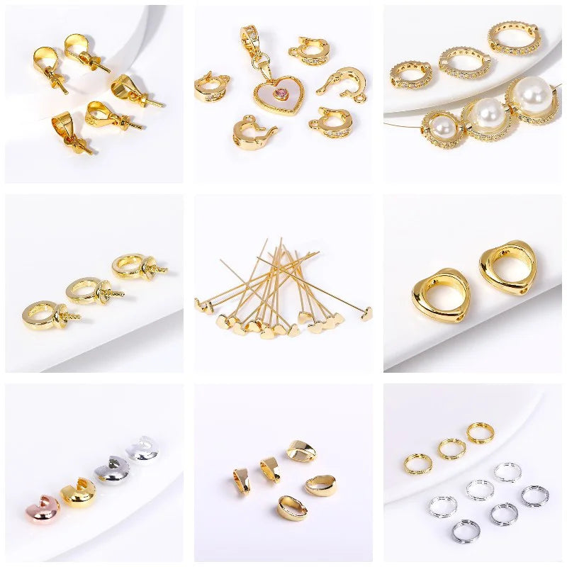 14K Gold-Plated Brass Jewelry-Making Chain