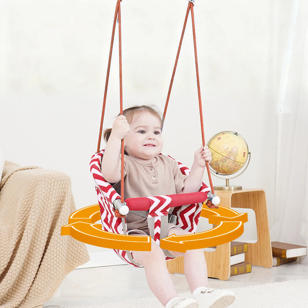 Adjustable High-Back Toddler Bucket Swing