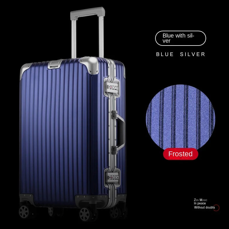 Aluminum-Magnesium TSA Lock Travel Suitcase