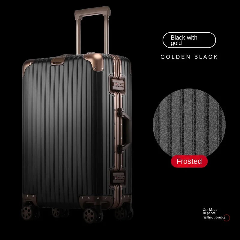 Aluminum-Magnesium TSA Lock Travel Suitcase