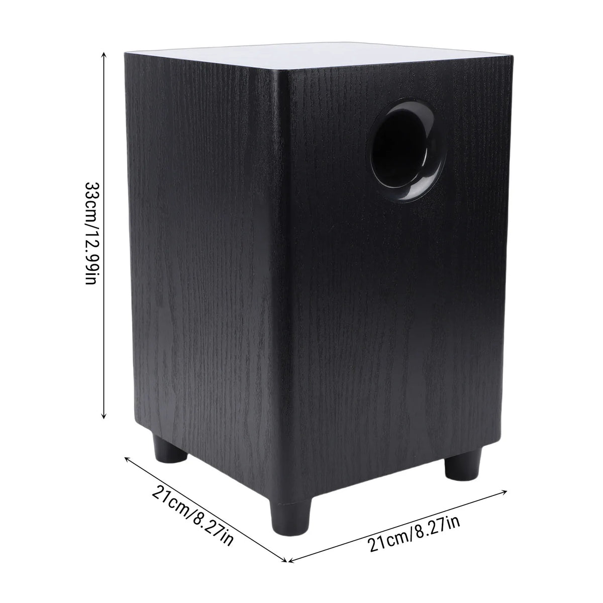 100W Home Subwoofer 6.5 Inch Independent Passive Subwoofer Speaker Plug and Play for Home Theater Party Home Theater Subwoofer