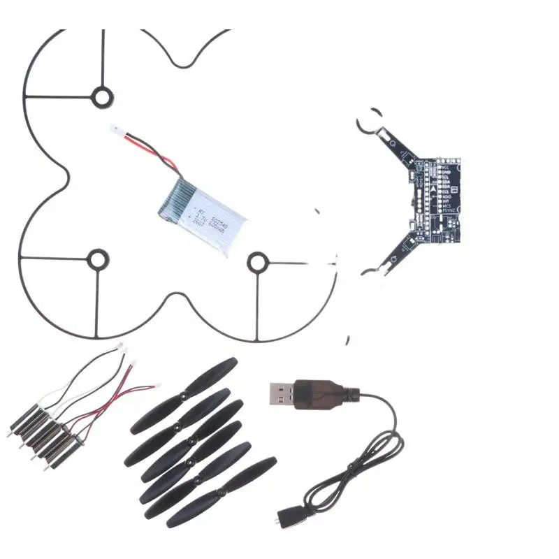 Programmable Mini DIY Drone Open Source with PCB Propeller Guards for STEM Hobbyists Student Science Learning Projects