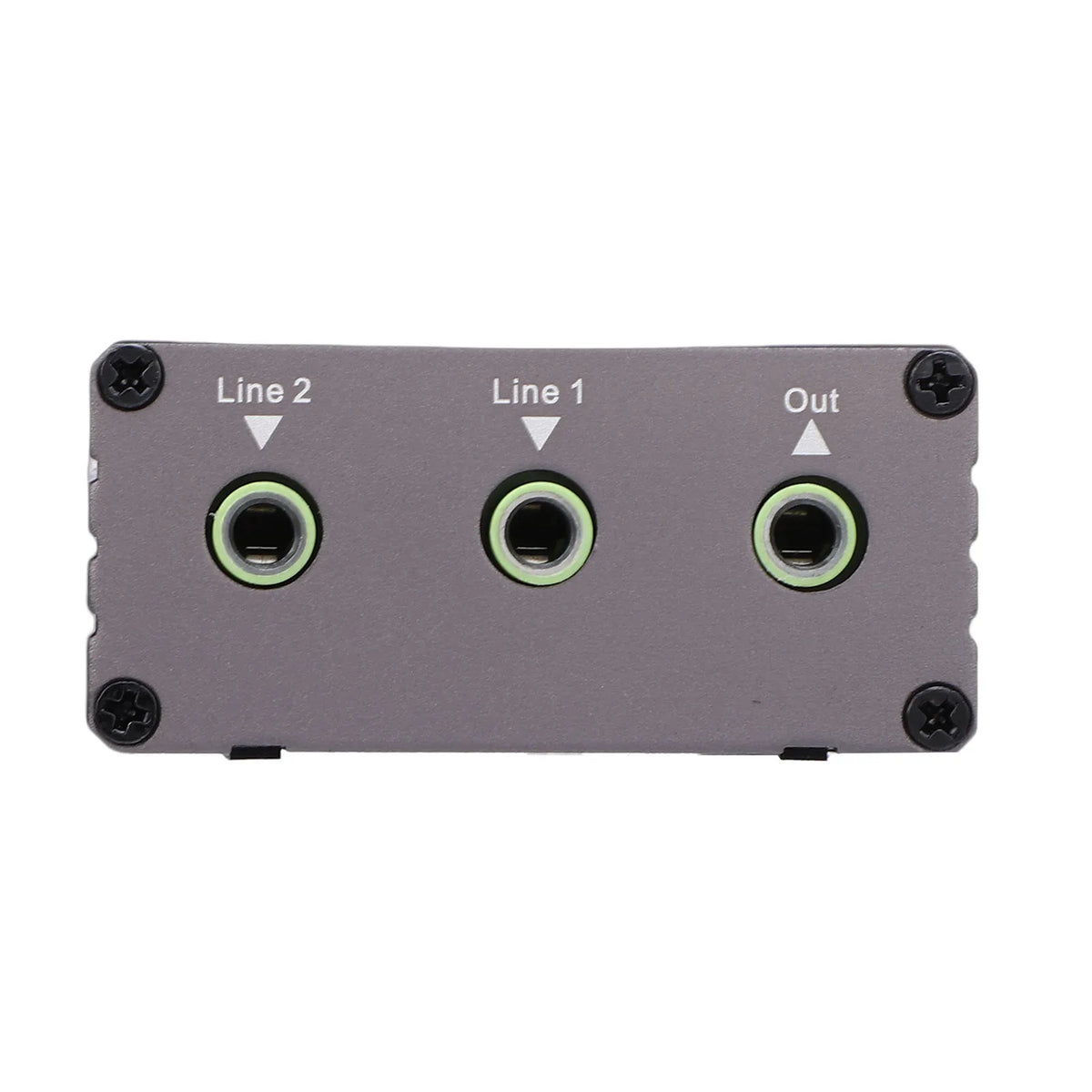 Mezclador/conmutador de audio estéreo de 2 canales y 3,5 mm