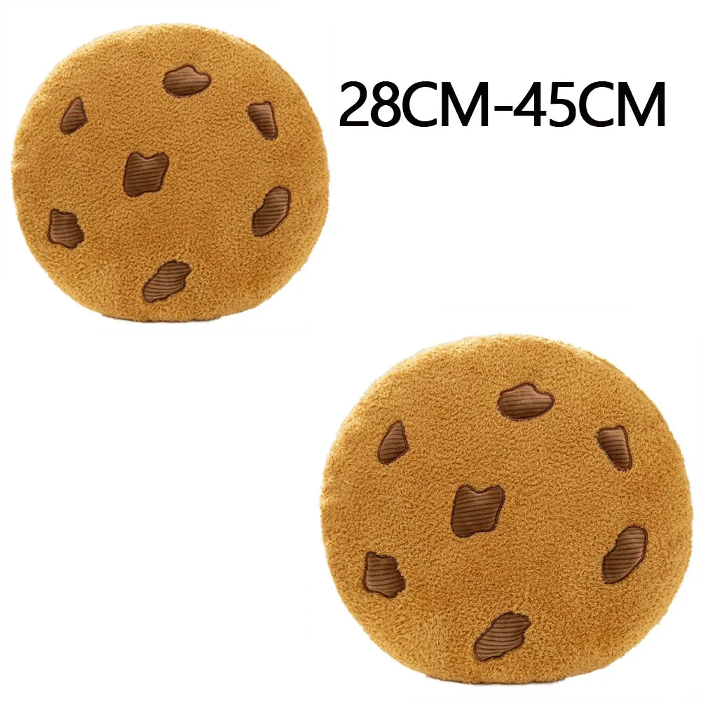 Chocolate Chip Cookie Plush Pillow