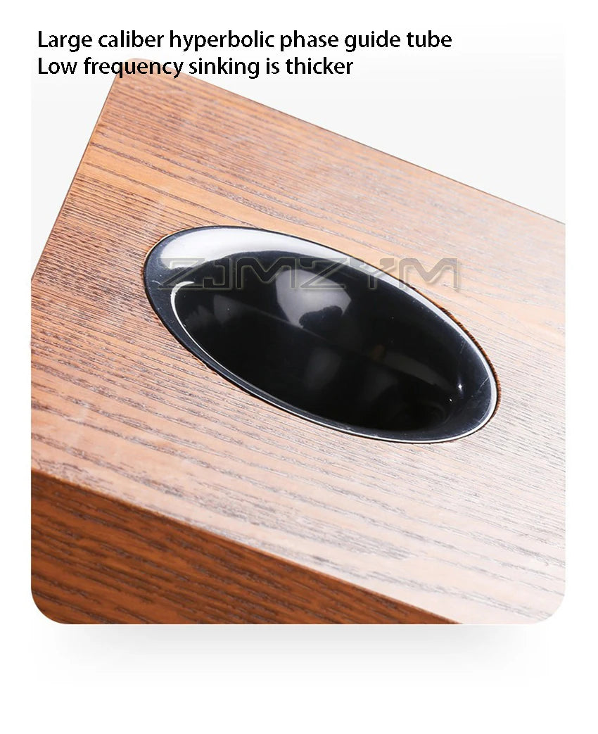 6.5-inch Large Magnetic Steel Subwoofer With Ultra-low Frequency And Passive Subwoofer 2.1 5.1 Home Theater Wooden Sound System