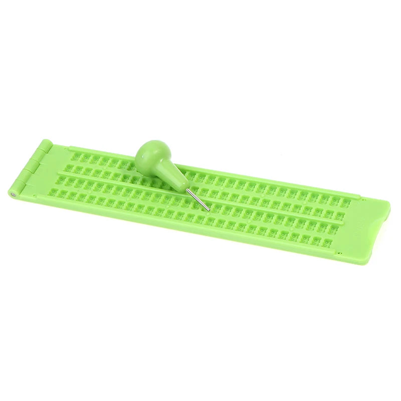 28-Cell 4-Line Braille Slate & Stylus Set