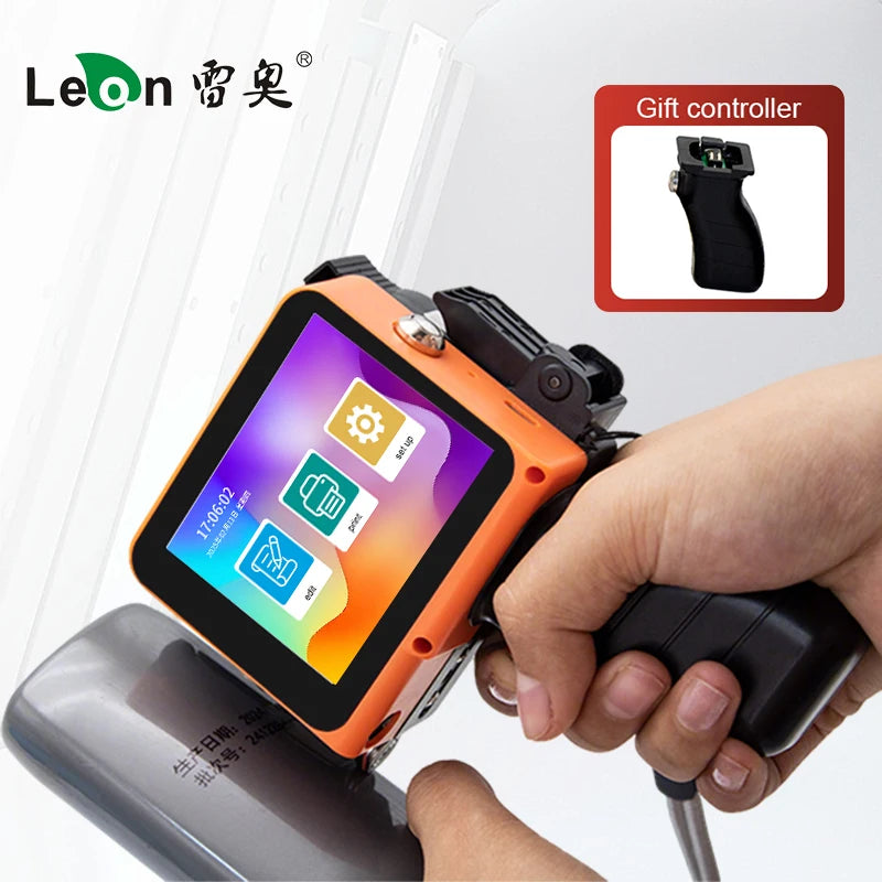 Portable Mini Printer Handheld Inkjet Printer Label Printer Expire Date QRCode Batch Number Pattern Packaging Bag Coding Machine