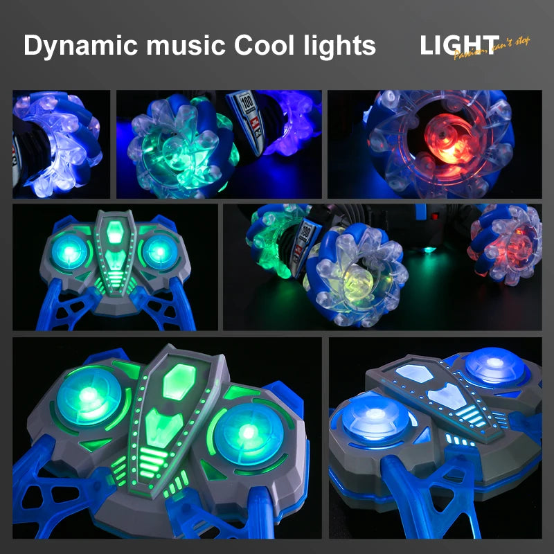 Top RC Stunt Car 2.4G Remote Control Cars RC Watch Gesture Sensor LED Rotation Gift Electronic Toy for Kids Boys
