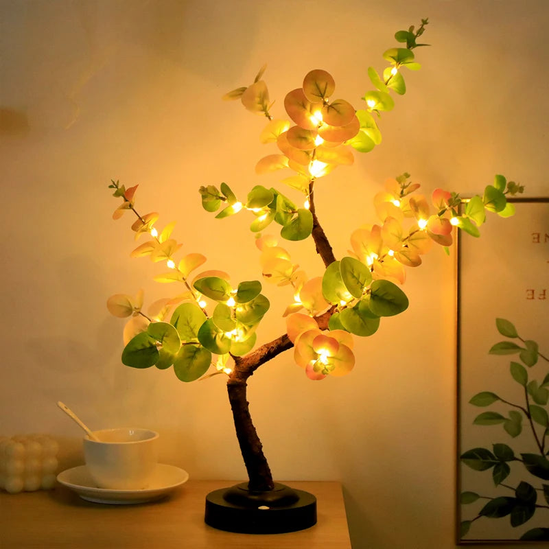 Lámpara de árbol LED ajustable de luz blanca cálida