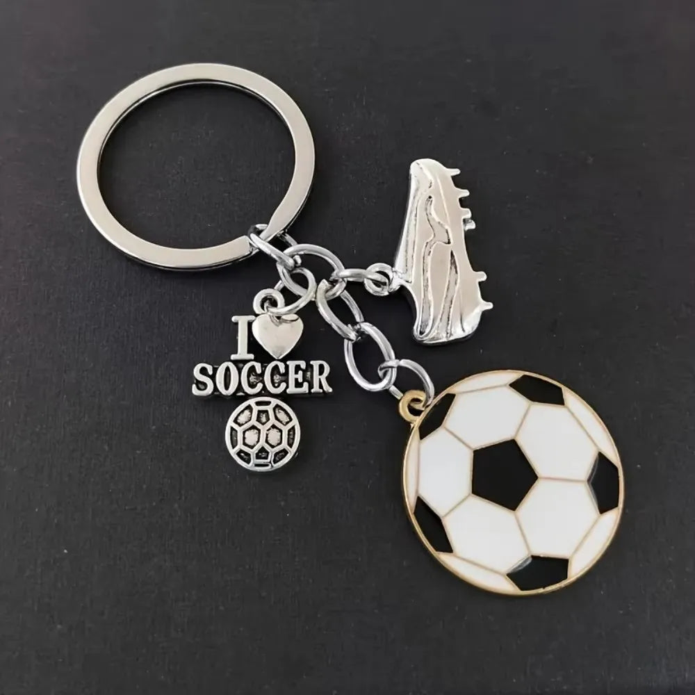 Football Fan Keychain Set – 2 Pieces