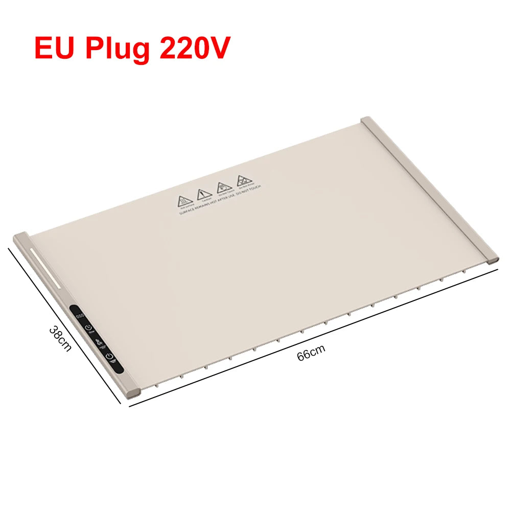 Manta Eléctrica Plegable para Calentar Alimentos