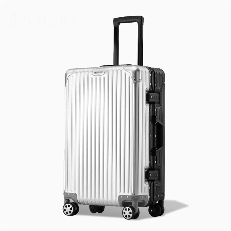 Aluminum-Magnesium TSA Lock Travel Suitcase