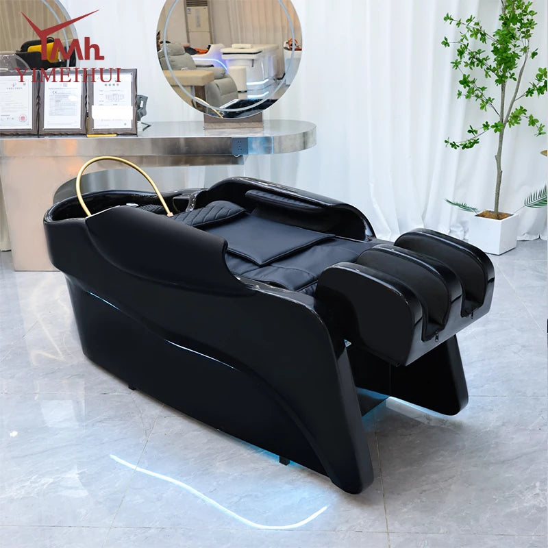 Ceramic Shampoo Station with Massage Bed