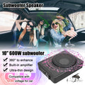 Car Subwoofer 10in 800W Stable Performance Aluminum Alloy Housing Subwoofer for 12V Car Truck Marine Boat