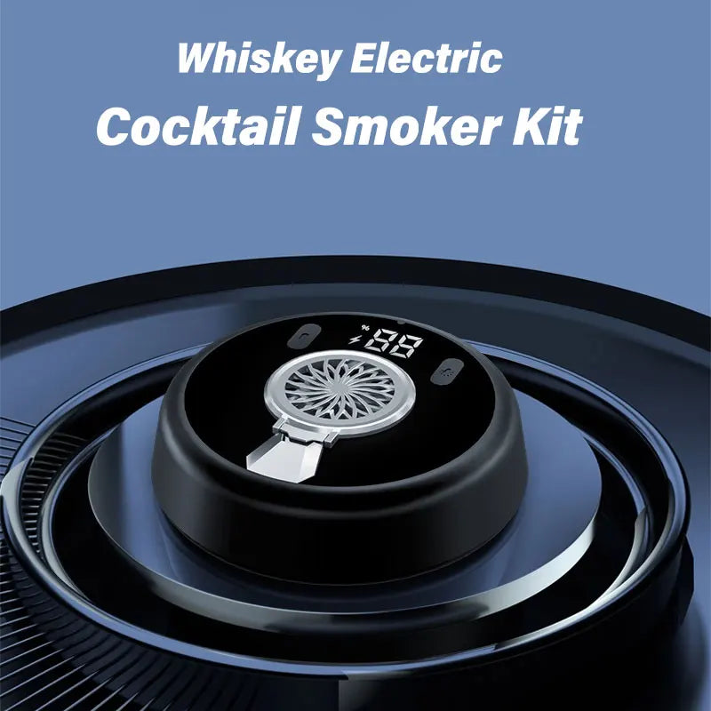 Kit reutilizable para ahumar cócteles y whisky