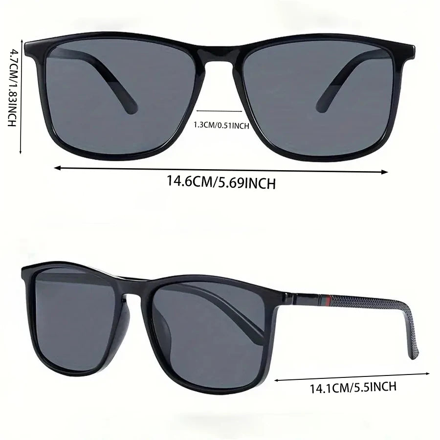 Vintage Square UV400 Sunglasses – 2/3 Pack