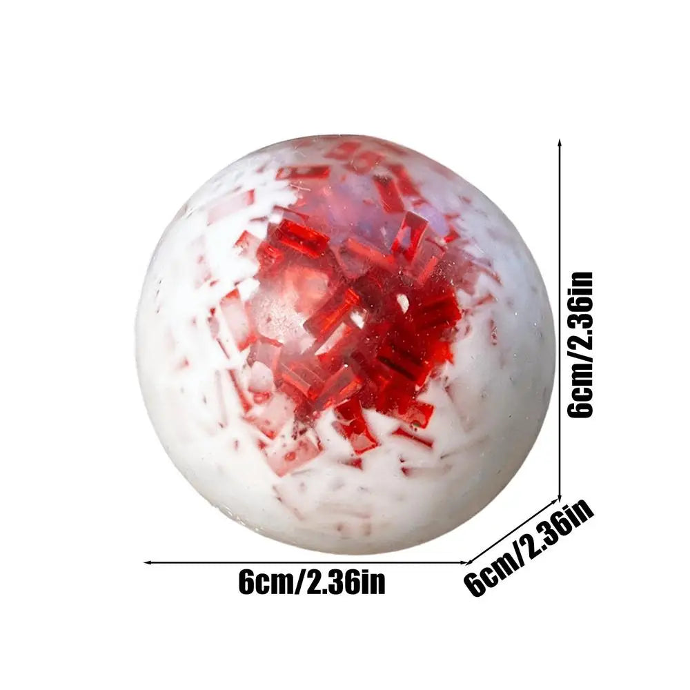 Crunchy Silicone Sensory Squeeze Ball – 14+