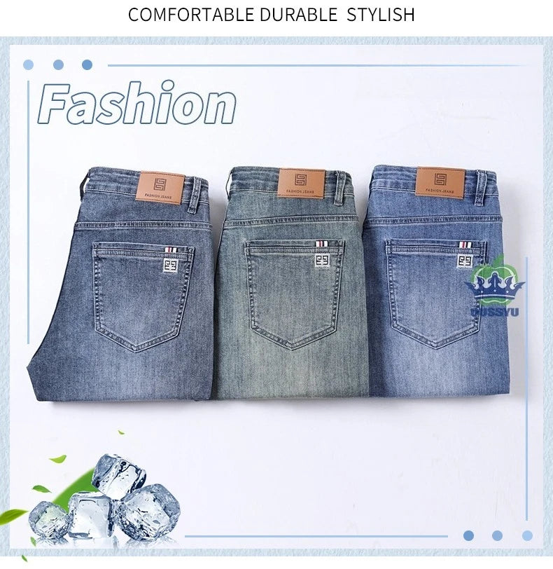 Men’s Baggy Denim Cargo Shorts – 3/4 Length