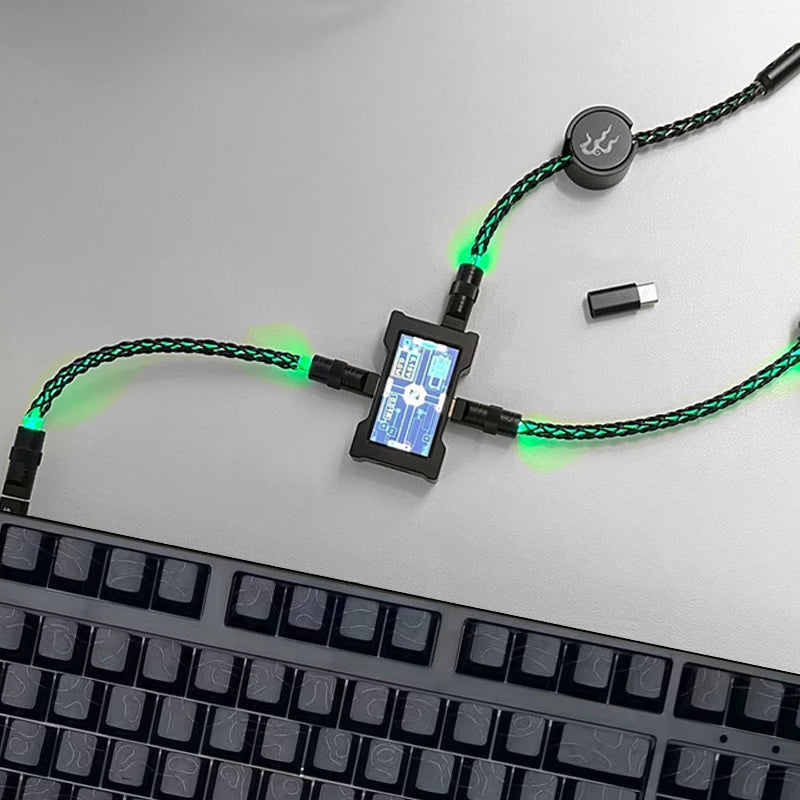 Magnetic Single-Crystal Copper Keyboard Cable