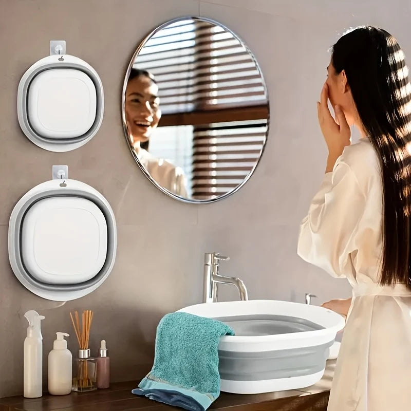 3-Piece Foldable Multipurpose Wash Basin Set