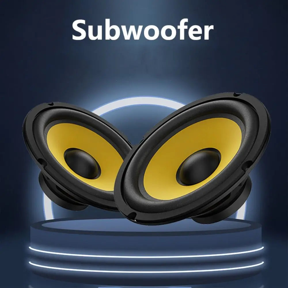 5/6/8/10 Inch Car Bass Speaker Coaxial Subwoofer DIY Car Subwoofer HiFi Music Full Range Frequency High-volume Audio Speakers