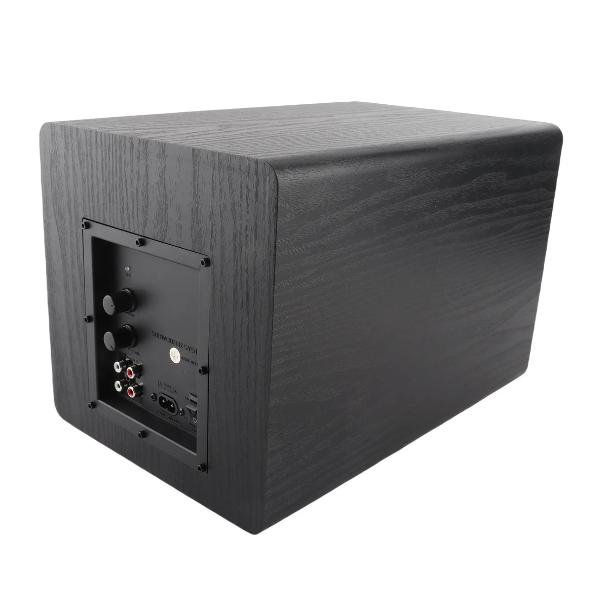 6.5 Inch Powered Subwoofer HiFi 100W High Power Deep Bass Turbocharged Subwoofer Black Subwoofer