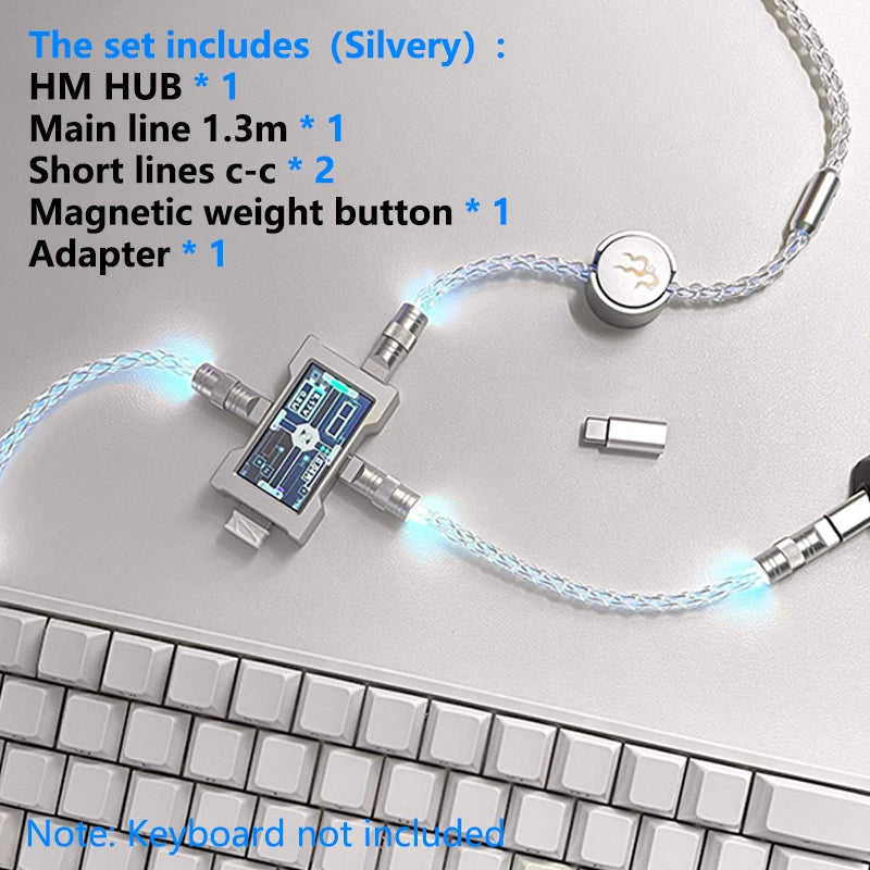 Magnetic Single-Crystal Copper Keyboard Cable