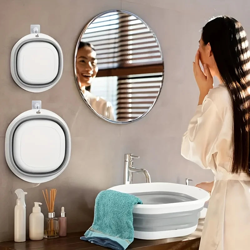3-Piece Foldable Multipurpose Wash Basin Set