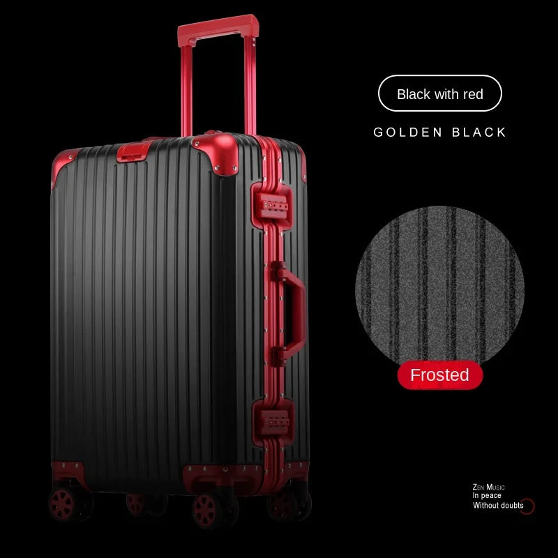 Aluminum-Magnesium TSA Lock Travel Suitcase