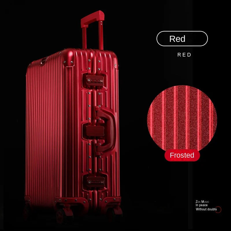 Aluminum-Magnesium TSA Lock Travel Suitcase
