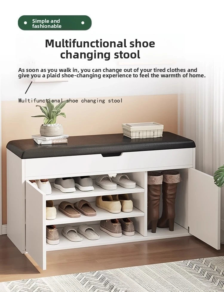 Entryway Shoe Bench with Storage