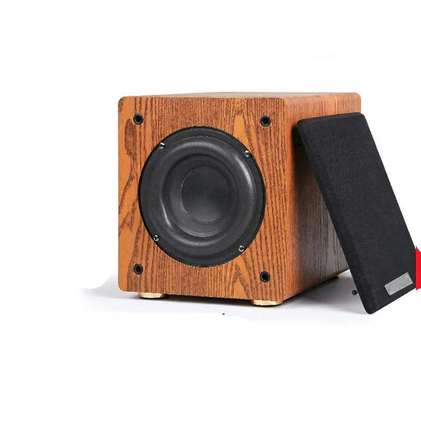 6.5-inch Large Magnetic Steel Subwoofer With Ultra-low Frequency And Passive Subwoofer 2.1 5.1 Home Theater Wooden Sound System