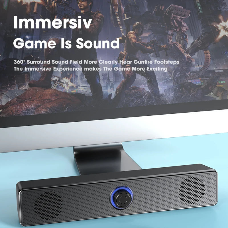 Bluetooth Soundbar for PC, TV & Laptop