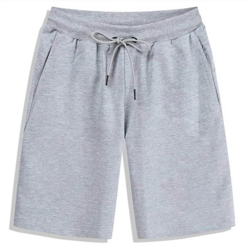 Men’s Drawstring Knee-Length Sports Shorts