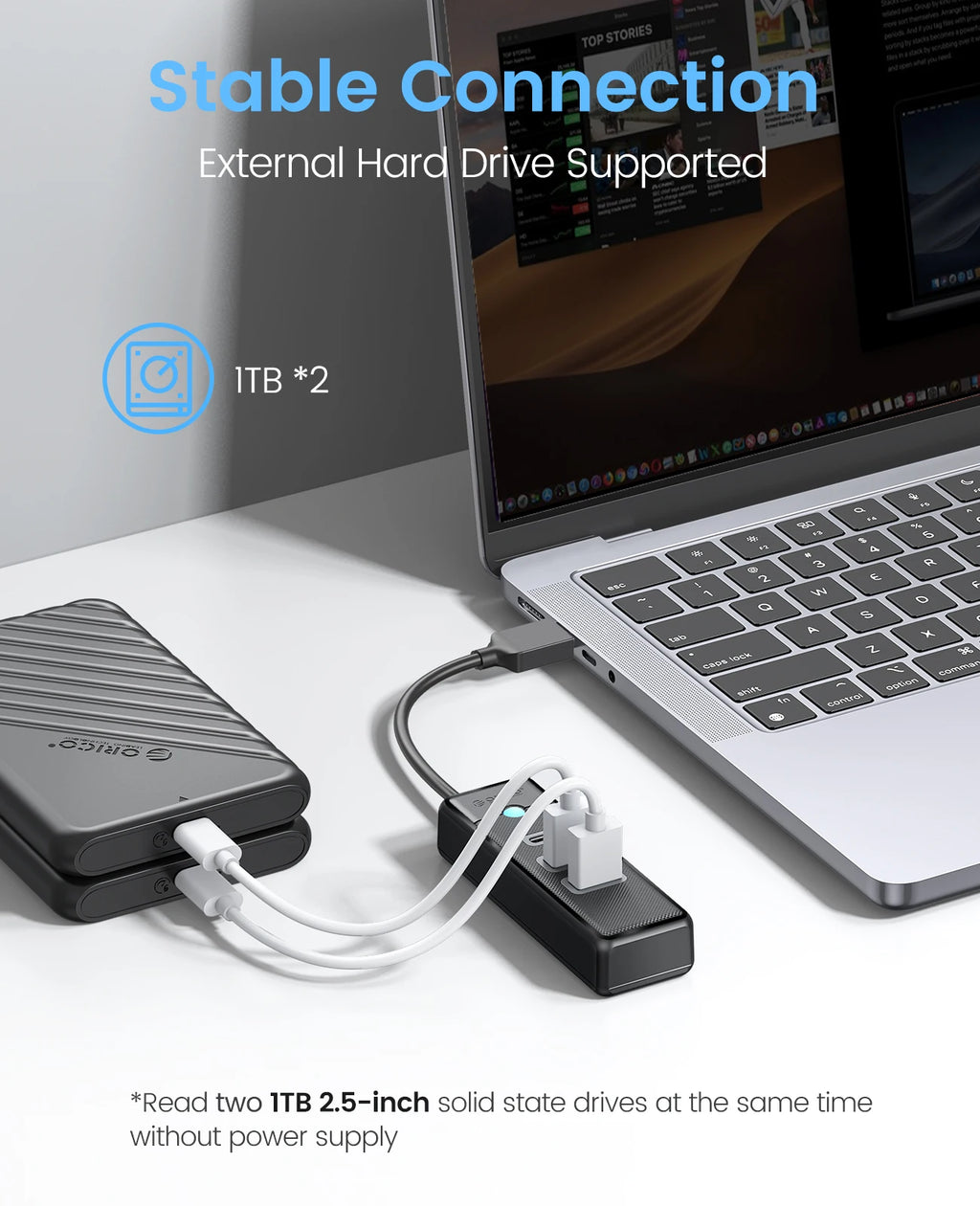 ORICO 5Gbps USB 3.0 Hub – USB-A & USB-C Options