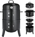 Ahumador y parrilla de carbón 3 en 1