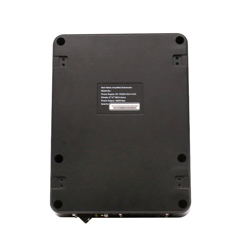 8/10 Inch Subwoofer Car Audio 12V600W High-power Aluminum Alloy Car Speaker Under Seat Woofer Modification Ultra-thin Subwoofer