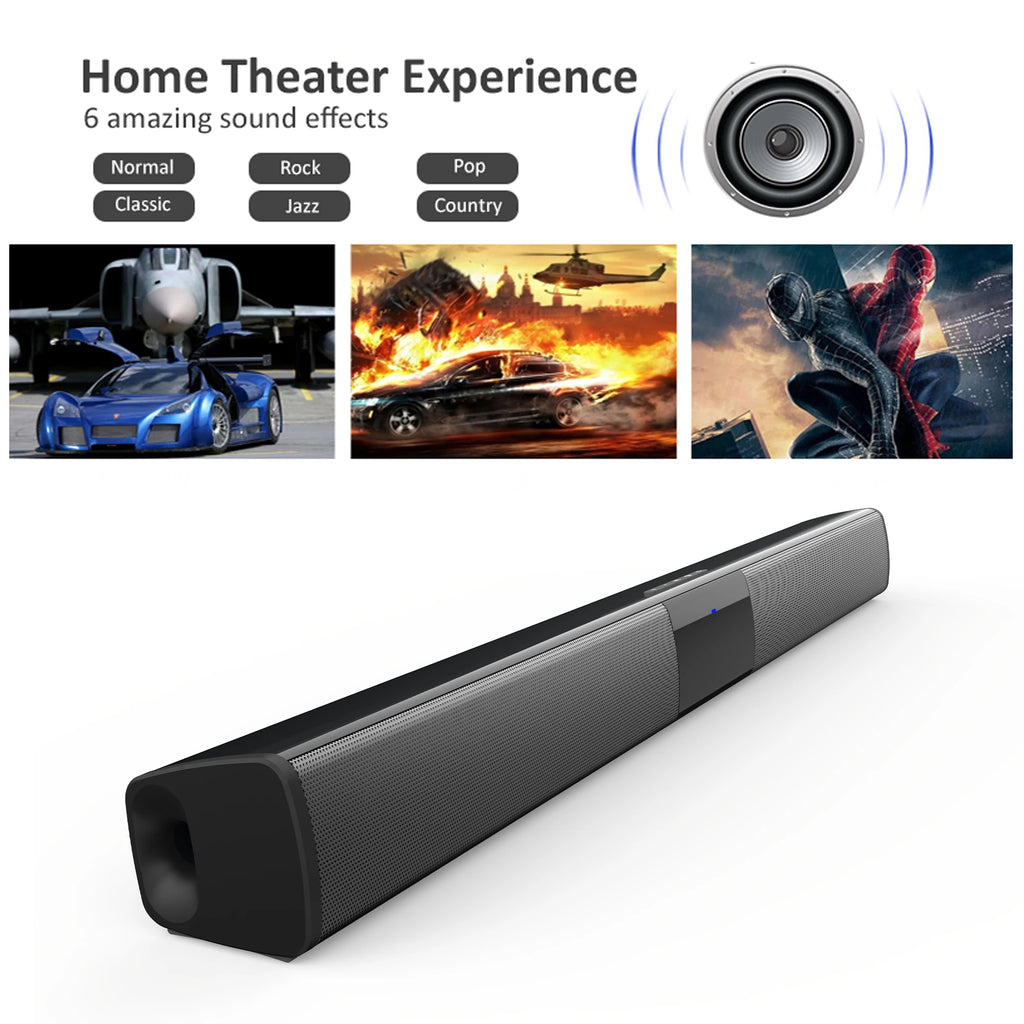 Wireless Subwoofer Soundbar For TV Bluetooth Speaker Sound Bar Box Music Radio FM Big Bocina Bass Blootooth Caixa De Som Coluna
