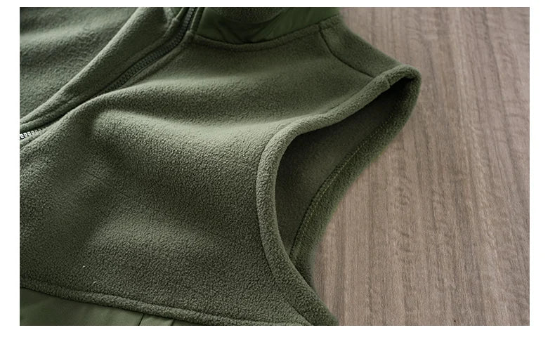 DUKEEN Men’s Stand-Collar Zip Vest