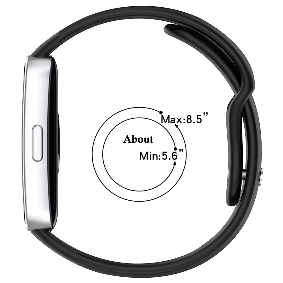 Silicone Strap Compatible with Huawei Band 8/9/10
