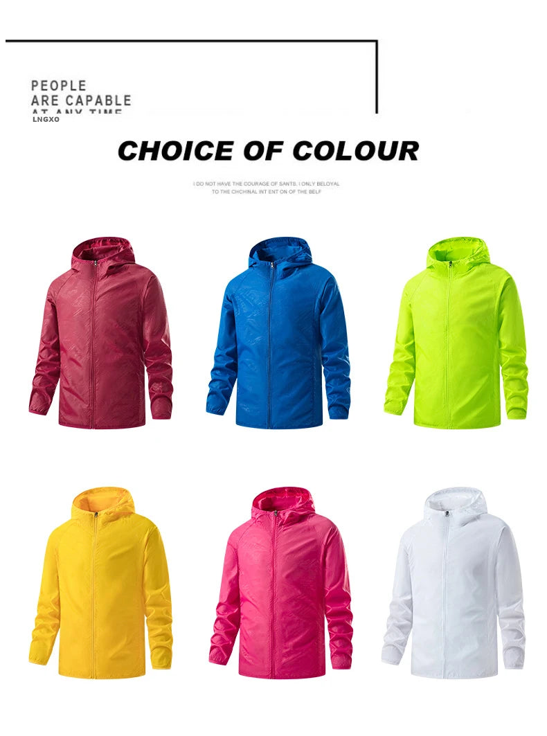 Chaqueta de senderismo ligera unisex JNLN