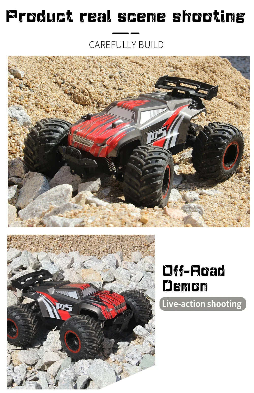 1:18 Remote Control Car 25KM/h with Led Lights 2.4G Inductor RC Off-Road Cars High Speed Brushless Motor Children Toys
