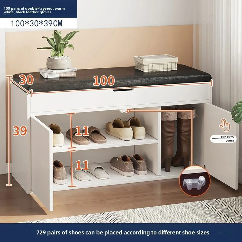 Entryway Shoe Bench with Storage