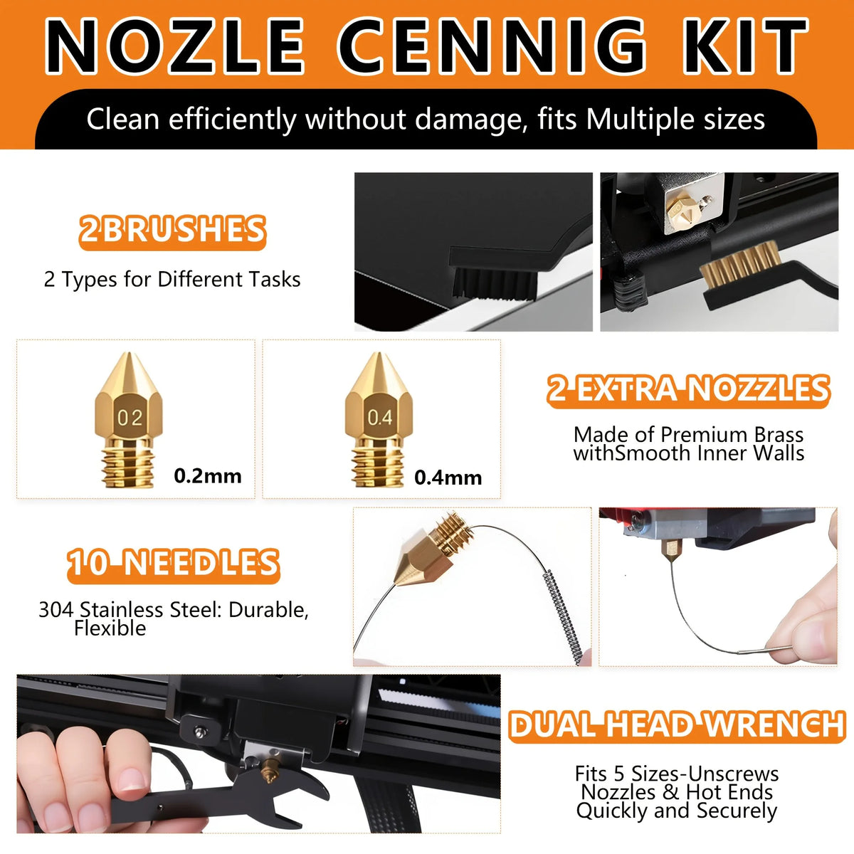 33-Piece 3D Printer Tool Kit