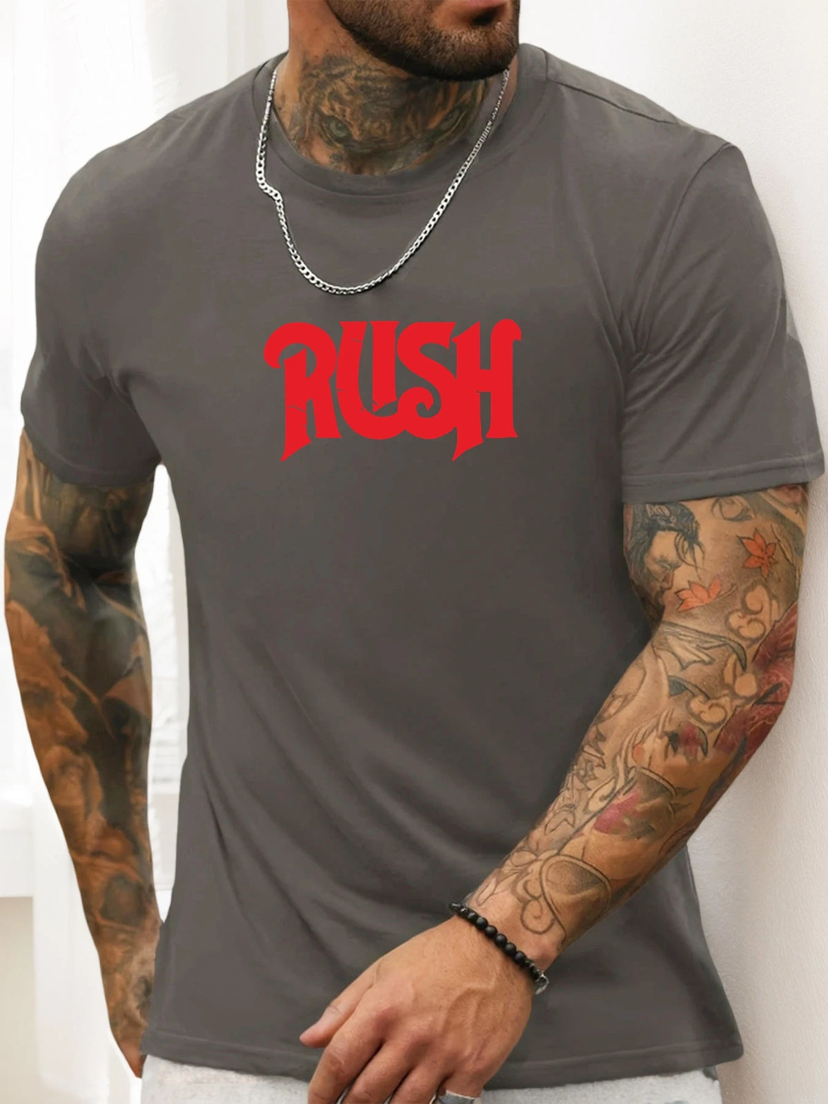 Men’s RUSH 100% Cotton Graphic T-Shirt