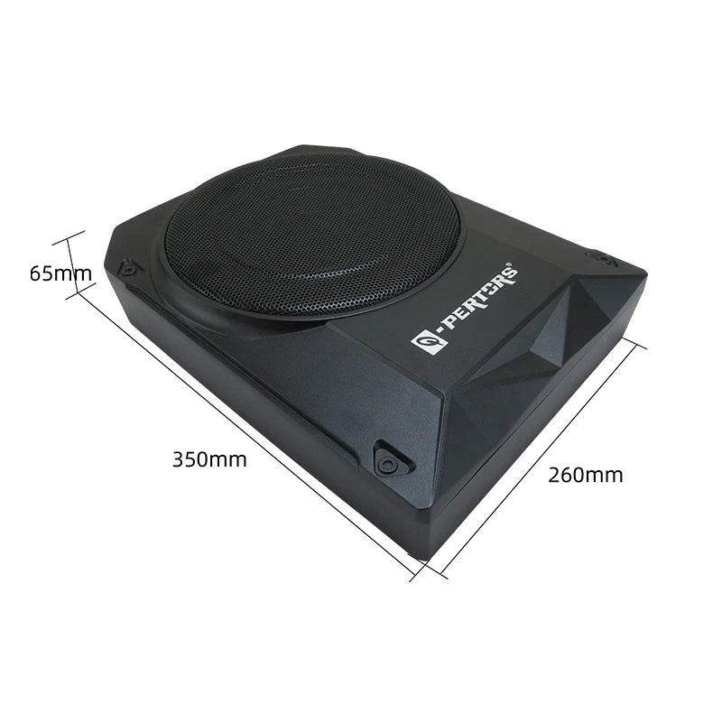 top QP-10B 10inch Car Audio Active Subwoofer Car Seat Subwoofer Built-in amplifier RMS power 200W With wired control Subwoofer