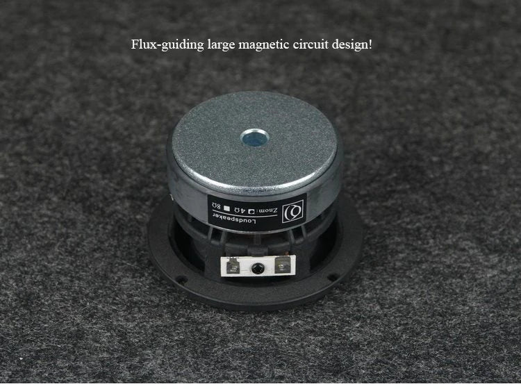 3 Inch Woofer Audiophile Subwoofer Speaker Unit 60W Power Large Voice Coil Long Stroke Professional Home DIY Audio Accessories